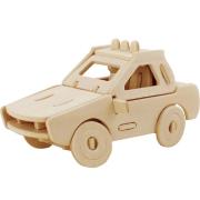 Puzzle drewniane 3D Radiowóz. Autor: Anek Import. Dadada.pl Okładka książki Puzzle drewniane 3D Radiowóz