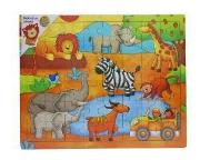 Opakowanie Puzzle drewniane Dżungla