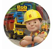 Opakowanie Talerzyki papierowe Bob The Builder 20 cm 8 sztuk