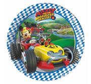 Opakowanie Talerzyki papierowe 'Mickey Roadster Racers' 20 cm, 8 sztuk