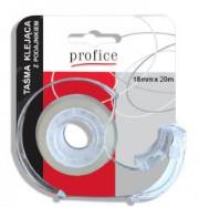 Opakowanie Taśma klejąca 18x20m z podajnikiem PROFICE