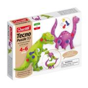 Tecno puzzle 3D Brontosaurus T-Rex. Wydawca: Quercetti. Dadada.pl Opakowanie Tecno puzzle 3D Brontosaurus T-Rex