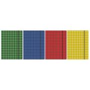 Opakowanie Teczka z gumką A4 Szkocka kratka mix kolorów 10 sztuk