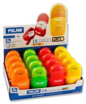 Opakowanie Temperówko-Gumka Compact Fluo (16szt) MILAN