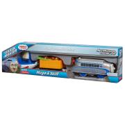 Tomek i Przyjaciele. Track Master Hugo i Skiff. Autor: Fisher-Price. Dadada.pl Okładka książki Tomek i Przyjaciele. Track Master Hugo i Skiff