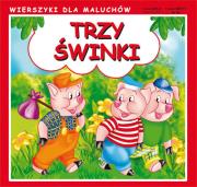 Trzy świnki. Autor: Pruchnicki Krystian. Dadada.pl Okładka książki Trzy świnki