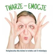 Twarze - emocje. Autor: Agnieszka Starok. Dadada.pl Okładka książki Twarze - emocje