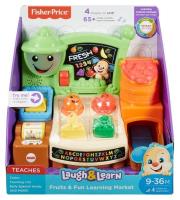 Ucz się i Śmiej. Edukacyjny straganik malucha. Autor: Fisher-Price. Dadada.pl Okładka książki Ucz się i Śmiej. Edukacyjny straganik malucha