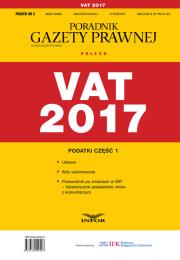 Opakowanie VAT 2017 Podatki Część 1