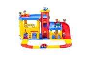Viking City garaż dwupoziomowy ze schodami. Wydawca: Viking Toys. Dadada.pl Opakowanie Viking City garaż dwupoziomowy ze schodami