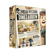 Wielka Wystawa Dinozaurów. Autor: Almes Scott. Dadada.pl Okładka książki Wielka Wystawa Dinozaurów