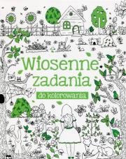 Okładka książki Wiosenne zadania do kolorowania
