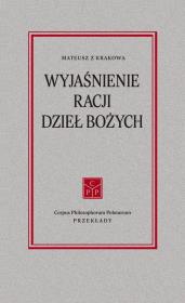 Okładka książki Wyjaśnienie racji dzieł Bożych