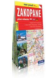 Okładka książki Zakopane i okolice- plan miasta 1:15 000 (papier)