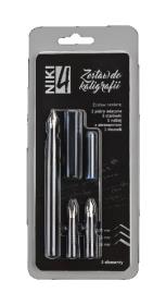 Opakowanie Zestaw do kaligrafii Niki 4 3-częściowy