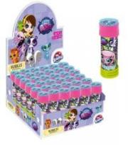 Bańki mydlane Littlest Pet Shop 55ml (36szt). Wydawca: Mega Creative. Dadada.pl Opakowanie Bańki mydlane Littlest Pet Shop 55ml (36szt)