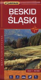 Beskid Śląski Mapa turystyczna 1:50 000. Wydawca: Compass. Dadada.pl Opakowanie Beskid Śląski Mapa turystyczna 1:50 000