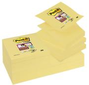 Opakowanie Bloczek samoprzylepny POST-IT Super sticky Z-Notes (R330-12SS-CY), 76x76mm, 1x90 kart., żółty