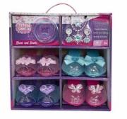 Opakowanie Brokatowe buciki i biżuteria księżniczki