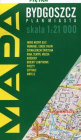 Bydgoszcz mapa składana. Autor: Zychla Katarzyna. Dadada.pl Okładka książki Bydgoszcz mapa składana