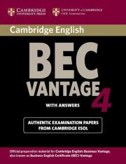 Opakowanie Cambridge BEC Vantage 4 Student's Book with answers