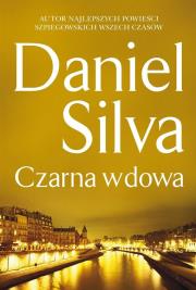 Czarna wdowa. Autor: Silva Daniel. Dadada.pl Okładka książki Czarna wdowa