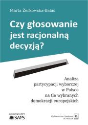 Okładka książki Czy głosowanie jest racjonalną decyzją?