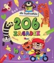 Dla bystrzaków 206 zagadek. Autor: Jolanta Czarnecka. Dadada.pl Okładka książki Dla bystrzaków 206 zagadek