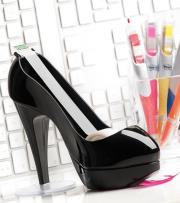 Opakowanie Dyspenser do taśm SCOTCH czarny but (BShoe-810D) + taśma