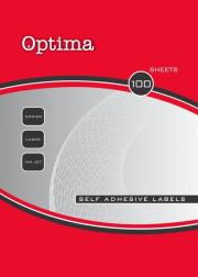 Opakowanie Etykiety do drukarki laserowej 52,5 x 21,2mm Optima