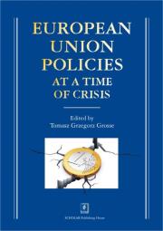 European Union Policies at a Time of Crisis. Autor: Grosse Tomasz Grzegorz (red. nauk.). Dadada.pl Okładka książki European Union Policies at a Time of Crisis