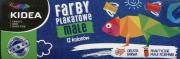 Opakowanie Farby plakatowe małe Kidea 10 kolorów