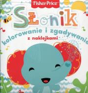 Opakowanie Fisher Price Kolorowanka podłogowa. Słonik
