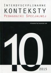Opakowanie Interdyscyplinarne konteksty pedagogiki specjalnej 10/2015