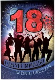 Opakowanie Karnet 18-stka naklejany 3D nr 005 + koperta