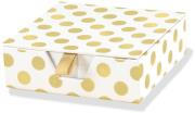 Opakowanie Karteczki zdobione Złote Kropki