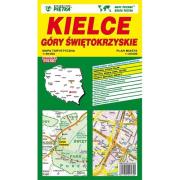 Opakowanie Kielce Góry Świętokrzyskie mapa samochodowa 1:20 000
