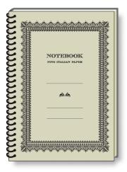 Kołonotatnik ozdobny A6 64 kartki. Wydawca: Rossi. Dadada.pl Opakowanie Kołonotatnik ozdobny A6 64 kartki