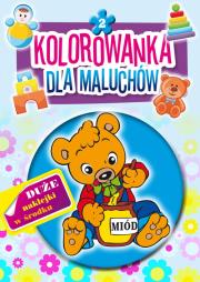 Kolorowanka dla maluchów 2. Autor:   Praca zbiorowa. Dadada.pl Okładka książki Kolorowanka dla maluchów 2