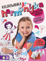 Okładka książki Kolorowanka- harmonijka. Czerwony Kapturek i Królewna Śnieżka