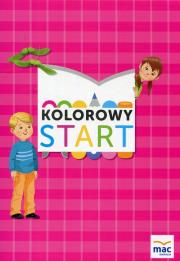 Kolorowy start 5-6-latki Pakiet. Autor: Wiesława Żaba-Żabińska. Dadada.pl Okładka książki Kolorowy start 5-6-latki Pakiet