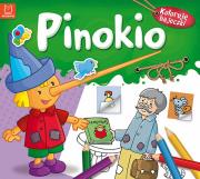 Koloruję bajeczki. Pinokio. Autor: Opracowanie zbiorowe. Dadada.pl Okładka książki Koloruję bajeczki. Pinokio