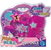 Opakowanie Kreda do włosów 2szt róż + grzebień