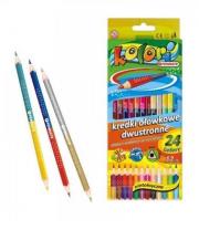 Opakowanie Kredki Premium Kolori 12szt-24 kolory PENMATE