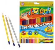 Opakowanie Kredki Premium Kolori 24 kolory PENMATE