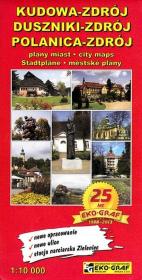 Okładka książki Kudowa-Zdrój, Duszniki-Zdrój, Polanica-Zdrój, 1:10 000