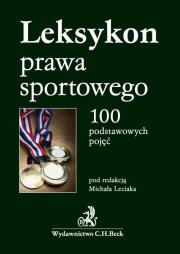 Okładka książki Leksykon prawa sportowego