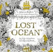 Lost Ocean An Inky Adventure & Colouring Book. Autor: Johanna Basford. Dadada.pl Okładka książki Lost Ocean An Inky Adventure & Colouring Book