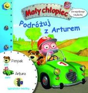 Mały chłopiec. Podróżuj z Arturem. Autor: Jack Delaroche. Dadada.pl Okładka książki Mały chłopiec. Podróżuj z Arturem