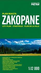 Mapa składana Zakopanego. Wydawca: Wydawnictwo Kartograficzne. Dadada.pl Opakowanie Mapa składana Zakopanego